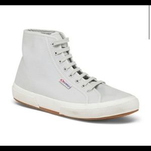 Superga Mens High Top Canvas Sneakers 